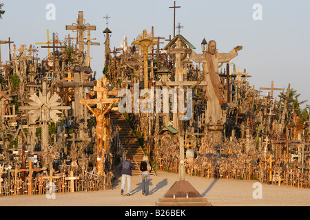 Berg der Kreuze in Siauliai, Litauen Stockfoto