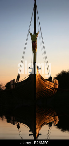 Wikingerschiff Hugin Stockfoto