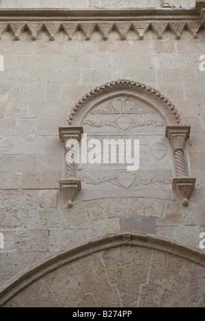 Mittelalterliche architektonische Details Stockfoto