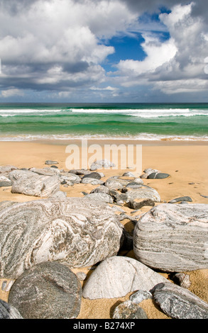 Dalmore Strand, Isle of Lewis, Hebriden, Schottland, UK Stockfoto