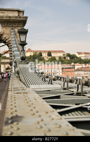 Széchenyi Kettenbrücke Stockfoto