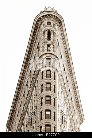 Flatiron Building in New York City entworfen von Daniel Burnham Stockfoto