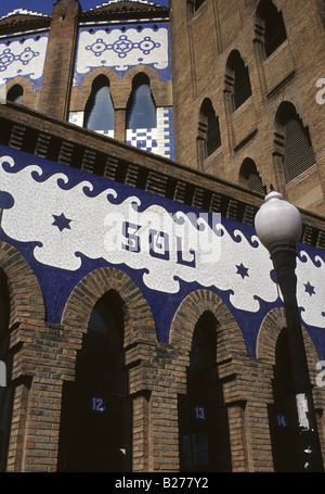 Barcelona Spanien Bull Ring Ticket office Stockfoto