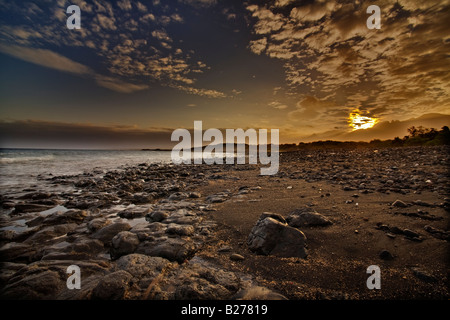 Sonnenuntergang auf Santo Antao Kap Verde Stockfoto