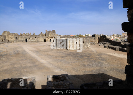 Wüste Burg Qusar Al Azraq Jordan Arabia Stockfoto