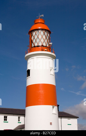 UK-Tyne und tragen Sunderland Souter Leuchtturm eröffnet 1871 die Welten zuerst um elektrisches Licht zu verwenden Stockfoto