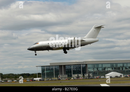 Canadair Challenger 604 Farnborough Airshow 2008 Stockfoto