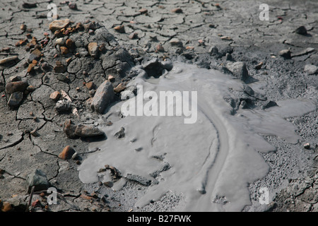 Schlammvulkan in Baratang Island, Andamanen, Indien Stockfoto