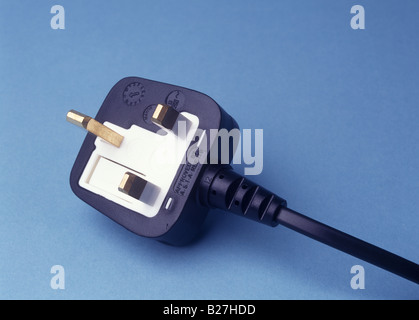 ein 3-Pin Stecker UK-Typ Stockfoto