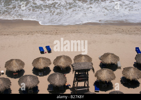 Der Strand von Dreams Resort Hotel in Puerto Vallarta Stockfoto