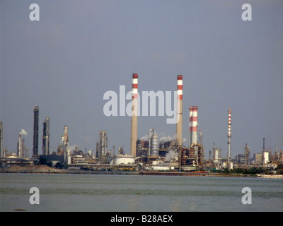 großen Industrieanlage in Venedig, Italien Stockfoto