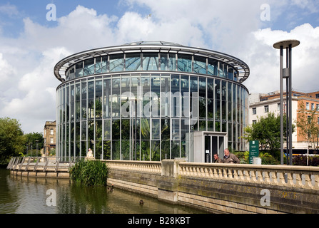 UK-Tyne und tragen Sunderland Mowbray Park Winter Gärten bauen 1999 von Napper Architekten Newcastle Stockfoto