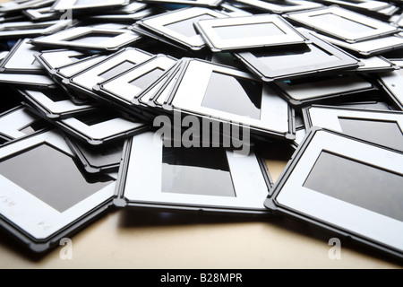 Nahaufnahme Foto Folien Schwarz Stockfoto