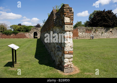 Abtei bleibt Waltham Abbey Essex Stockfoto