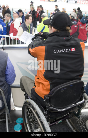 Menschen feiern Whistler, British Columbia Kanada Stockfoto