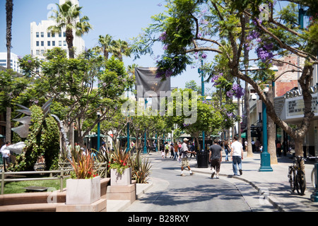 dritte Straße Promenade in Santa Monica, Kalifornien Stockfoto