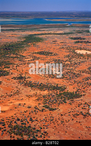 Aerial See, Outback Australien Stockfoto