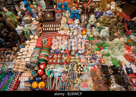 Marktstand Souvenir im moslemischen Viertel von Xian China Stockfoto