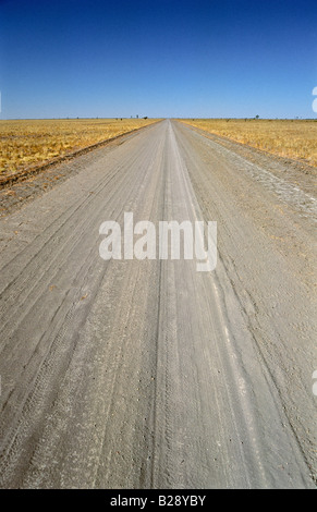 Outback Road, Queensland, Australien Stockfoto