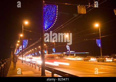 Akmens kippt überbrücken Riga Lettland Datum 11 02 2008 Ref ZB693 110474 0070 obligatorische CREDIT Welt Bilder Photoshot Stockfoto