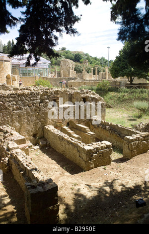 Villa Romana del Casale in der Nähe von Piazza Armerina Sizilien Stockfoto