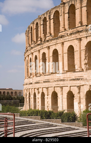 Tunesien-El Djem außen Amphitheater Stockfoto