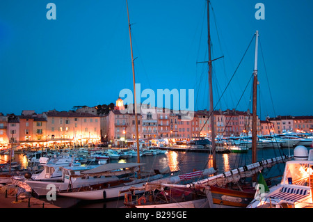 St Tropez Südfrankreich am Hafen Stockfoto