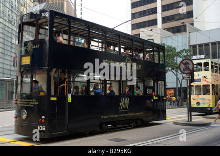 Hong Kong Hong Kong Island Straßenbahnen 27 10 2007 Datum Ref ZB726 114804 0022 obligatorische CREDIT Welt Bilder Photoshot Stockfoto