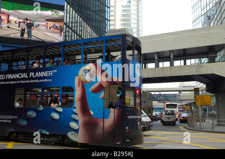 Hong Kong Hong Kong Island Straßenbahnen 27 10 2007 Datum Ref ZB726 114804 0023 obligatorische CREDIT Welt Bilder Photoshot Stockfoto