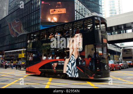 Hong Kong Hong Kong Island Straßenbahnen 27 10 2007 Datum Ref ZB726 114804 0025 obligatorische CREDIT Welt Bilder Photoshot Stockfoto