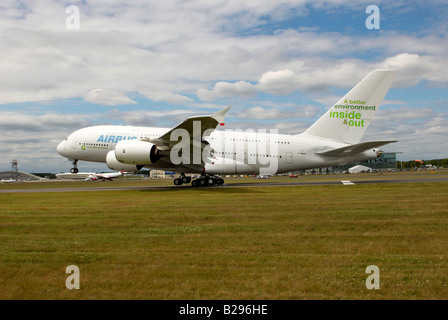 Airbus A380 Farnborough Airshow 2008 Stockfoto