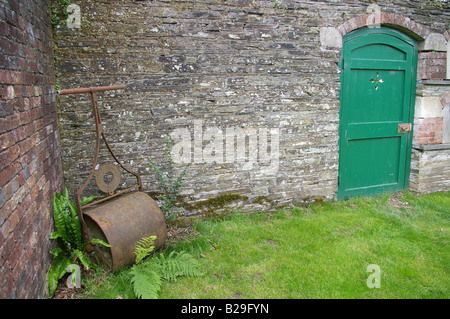 Grass Walze Lost Gardens of Heligan, Cornwall Stockfoto