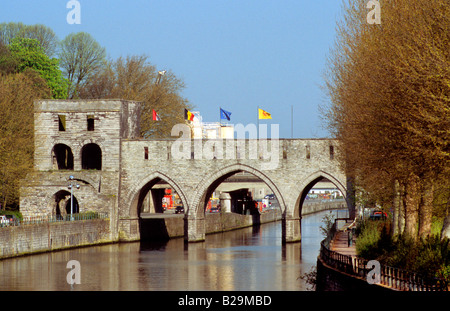 Pont de Trous / Tournai Stockfoto