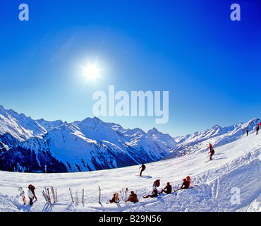 St. Anton Tirol Österreich Ref WP seltsame 3775 obligatorische CREDIT Welt Bilder Photoshot Stockfoto