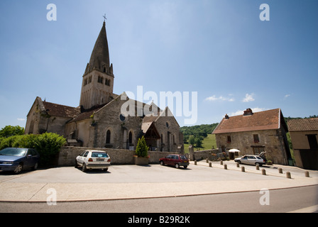 Bligny Sur Ouche Stockfoto