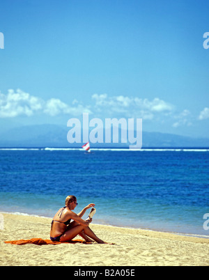 Sanur beach Bali Indonesien Datum 28 03 2008 Ref WP B548 111653 0068 obligatorische CREDIT Welt Bilder Photoshot Stockfoto