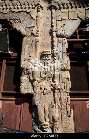 China Gansu Provence Seidenstraße Tianshui Maiji Shan Grotten Stockfoto