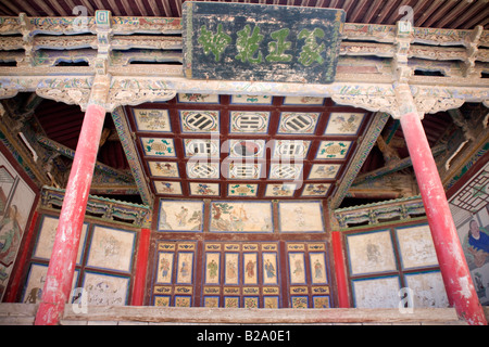 Gansu Provence Seidenstraße Jiayuguan 14. Jahrhundert Ming buddhistischer Tempel in China Stockfoto