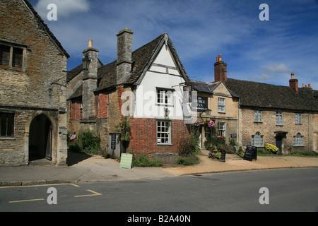 Das George Inn in der National Trust Dorf Lacock, Wiltshire UK Stockfoto