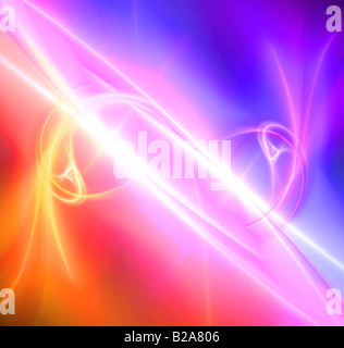 Regenbogenfarbenen abstrakten Design einen starken Hintergrund mit viel Bewegung Stockfoto