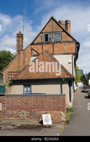 Giebel Ansicht des 17. Jahrhunderts North Gate House Dorchester Oxfordshire Stockfoto