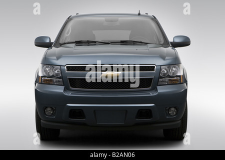 2008 Chevrolet Suburban LT Blau - Low/Wide Front Stockfoto