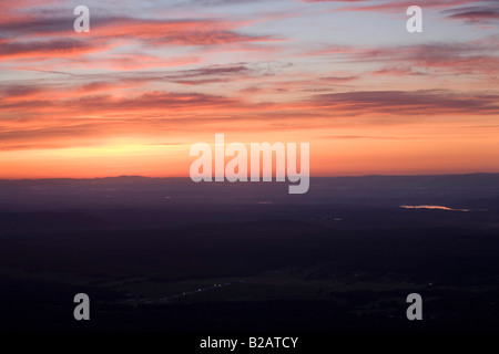 Hudson River Valley Sonnenaufgang New York State Stockfoto