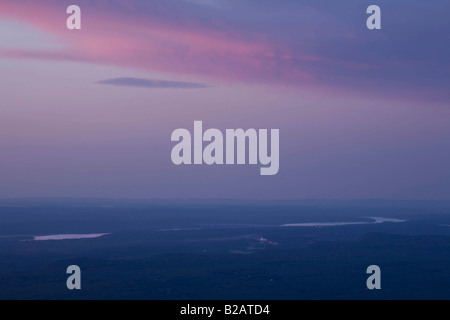 Hudson River Valley Sonnenaufgang New York State Stockfoto