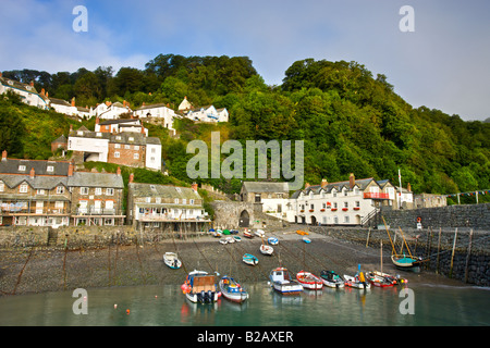 Clovelly Dorf und Hafen Devon England Stockfoto