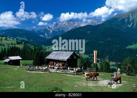 Berghütte in Lesachtal Tal Kärnten Österreich Stockfoto