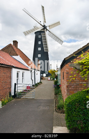 Waltham Windmühle Zentrum, Lincolnshire Stockfoto