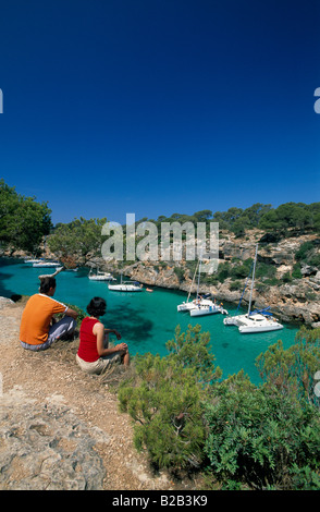 Cala Pi Mallorca Balearen Spanien Stockfoto