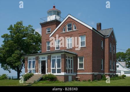 South Bass Leuchtturm in der Nähe von Put in Bay Ohio Stockfoto