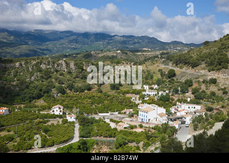 Jorox Malaga Provinz Spanien Parque Natural Sierra de Las Nieves Stockfoto